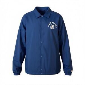 Uconn Huskies Homefield Coaches Jacket Men's XL Navy Nylon New